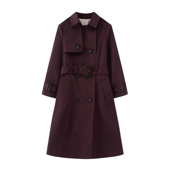 📣TimelessGrace Belted Trench Coat – Classic Elegance Reimagined - Image 6