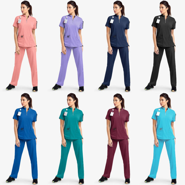 💡All-Day Comfort Pro Scrub Set – Unisex Medical Uniform
